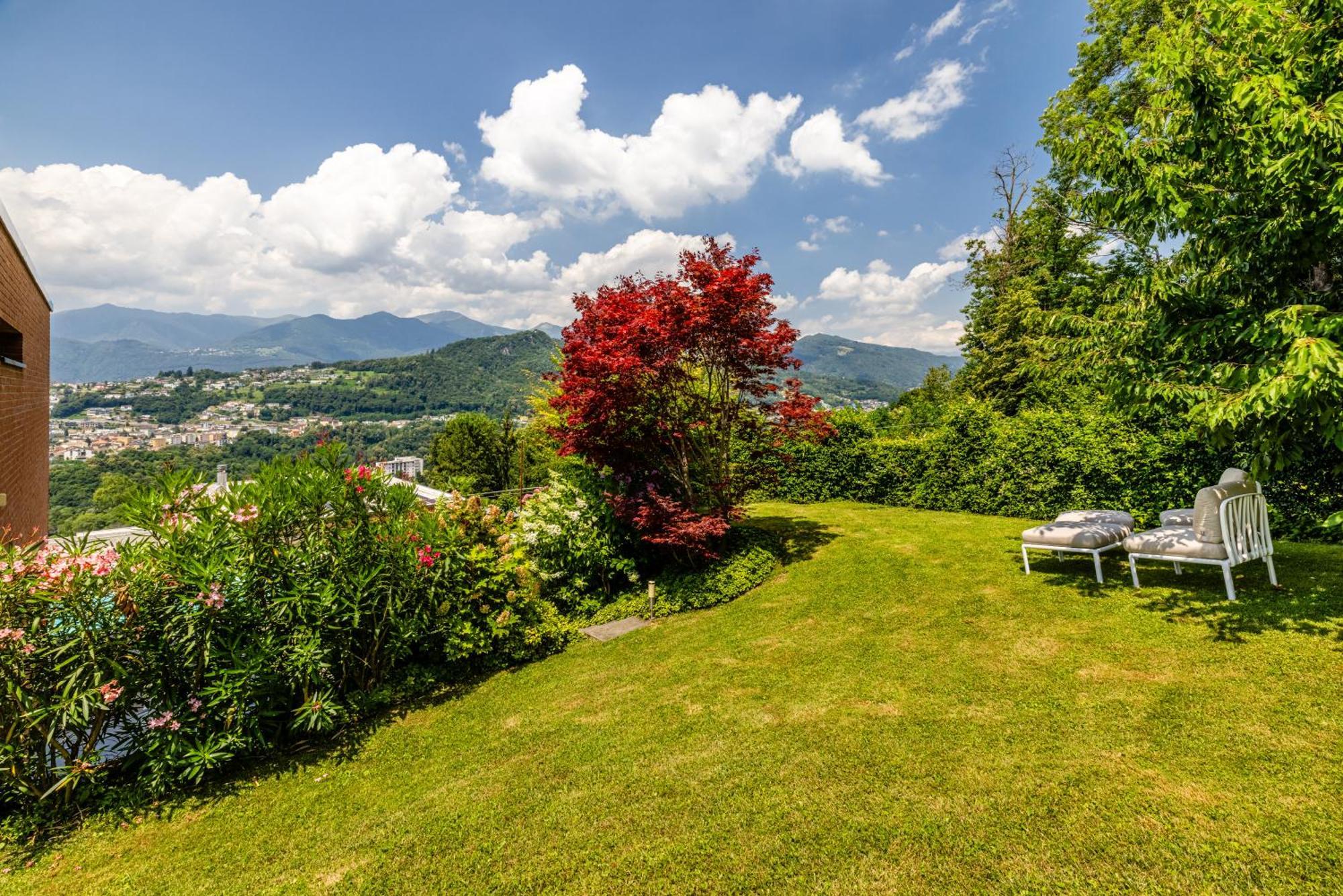 Villa Girandola With Private, Heated Pool Lugano Kültér fotó