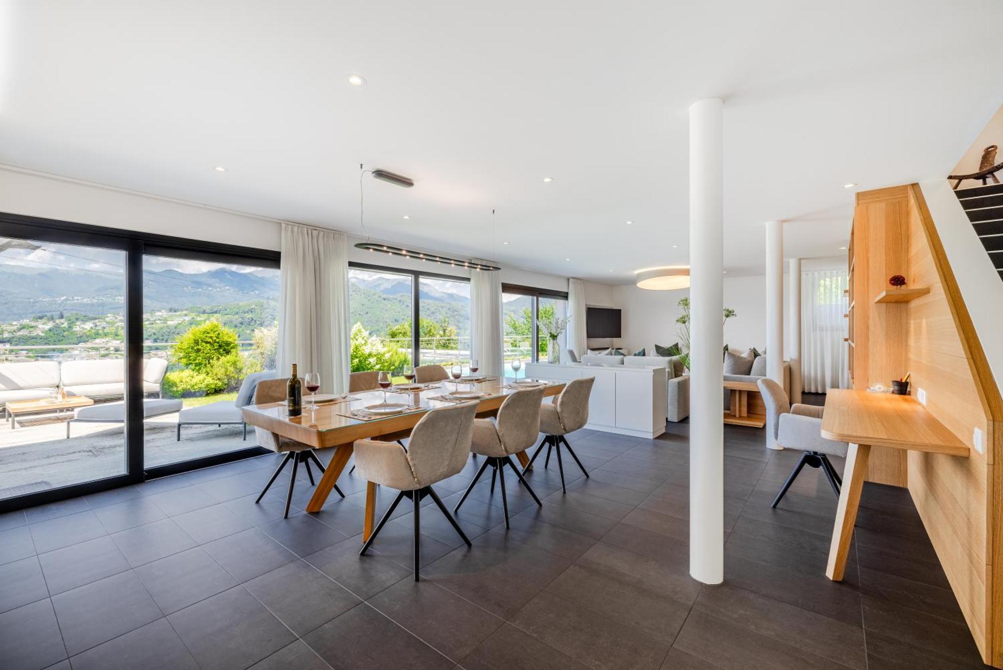 Villa Girandola With Private, Heated Pool Lugano Kültér fotó