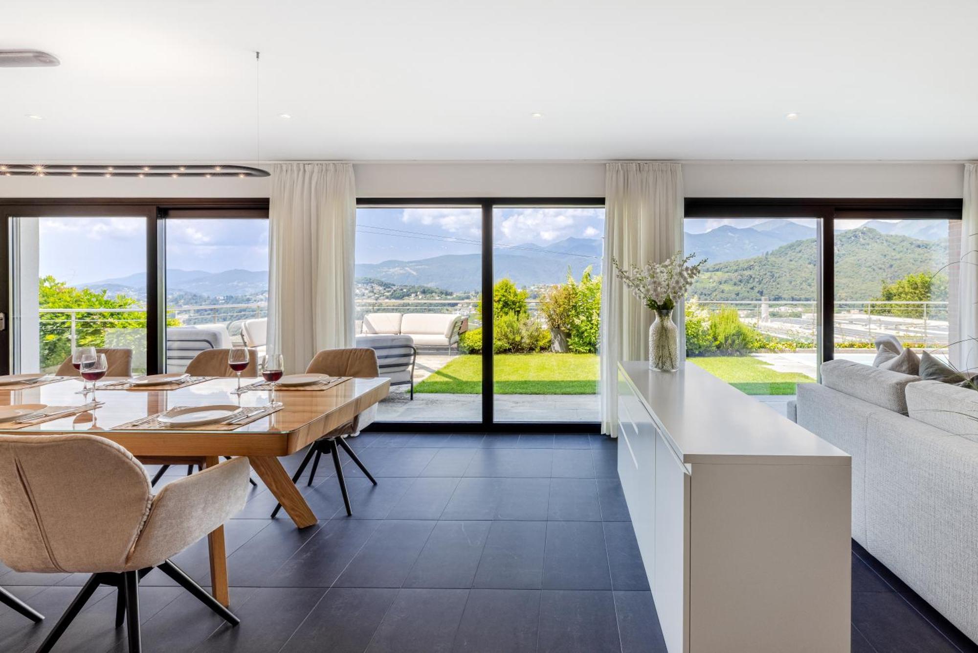 Villa Girandola With Private, Heated Pool Lugano Kültér fotó